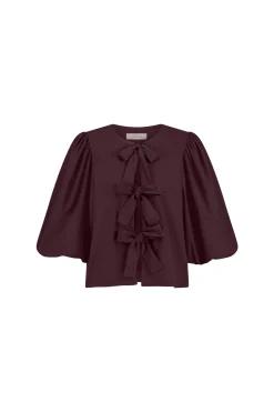 Celine blouse - blackberry