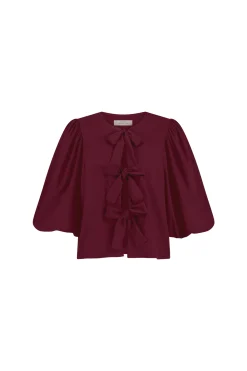 Celine blouse - merlot