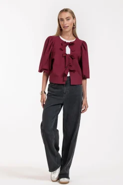 Celine blouse - merlot