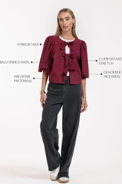 Celine blouse - merlot