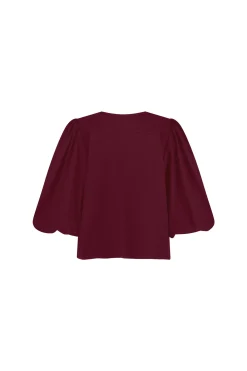 Celine blouse - merlot