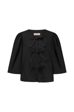 Celine 2way blouse - black