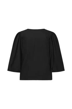Celine 2way blouse - black