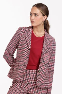 Chant check blazer - multi color