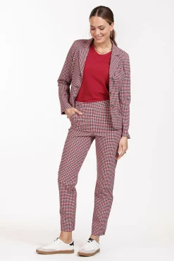 Chant check blazer - multi color