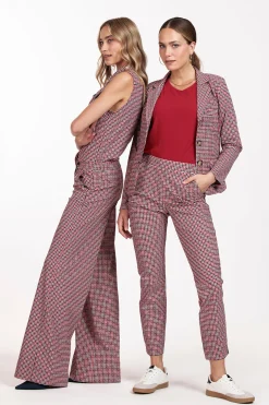 Chant check blazer - multi color