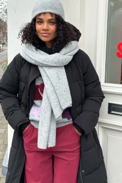 Cilia scarf - grey melange