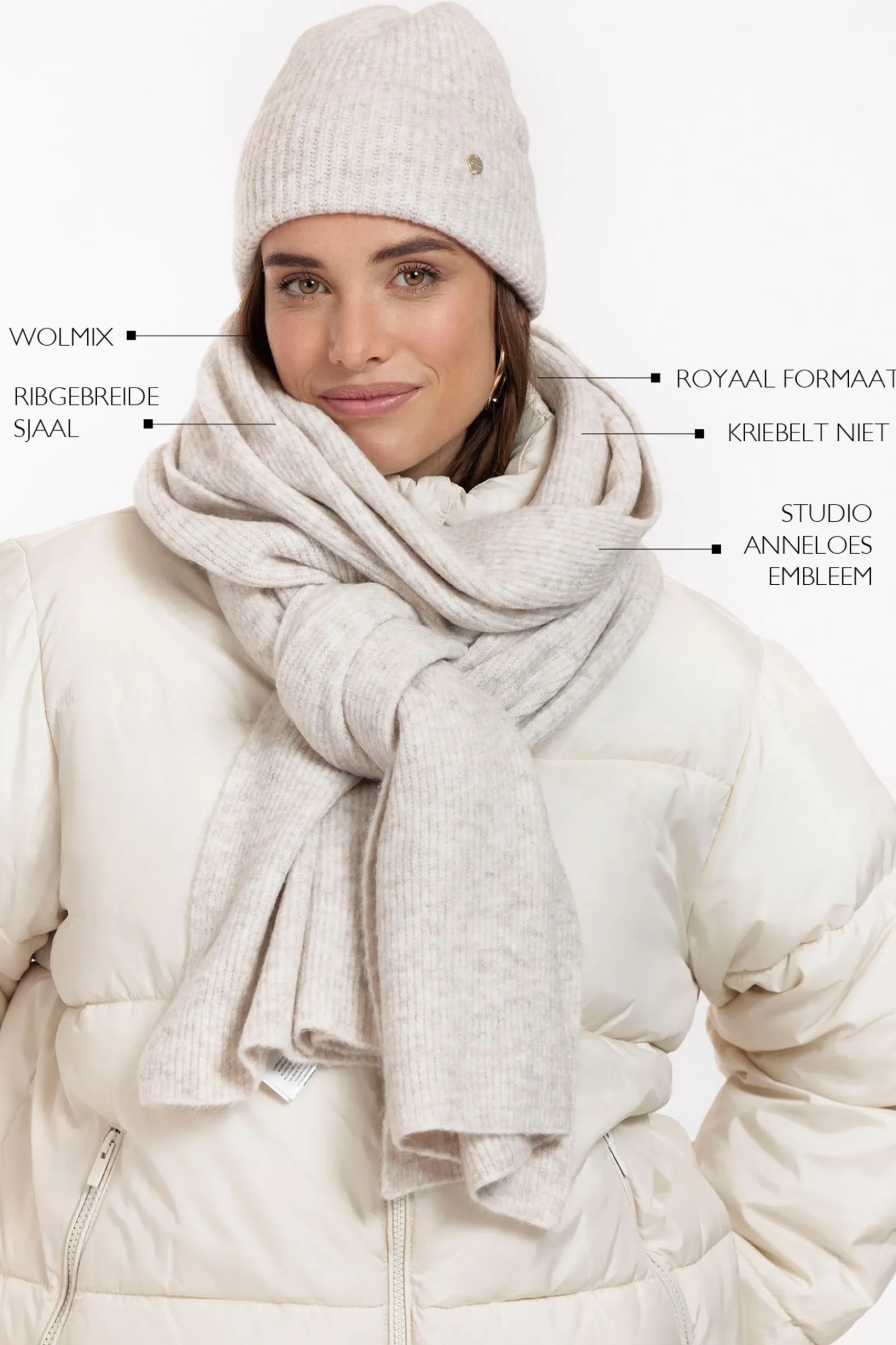 Cilia scarf - kit melange
