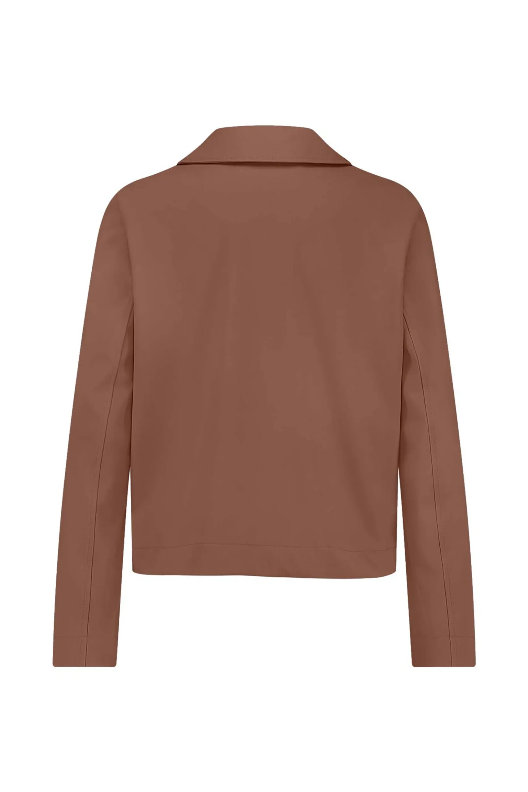 Claire bonded jacket - chocolate