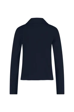 Claire bonded jacket - dark blue