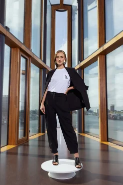 Coco carrot trousers - black