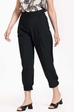 Coco carrot trousers - black