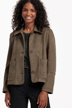 Cody suede jacket - new army