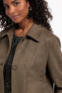 Cody suede jacket - new army
