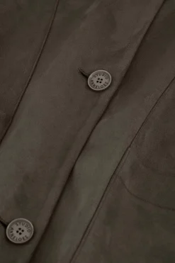 Cody suede jacket - new army