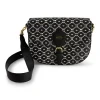 Crossbag SA print - black/off white