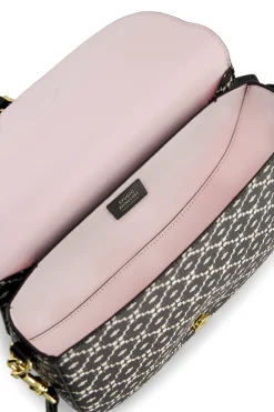 Crossbag SA print - black/off white