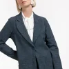Daan bnd dnm tweed blazer - midnight blue