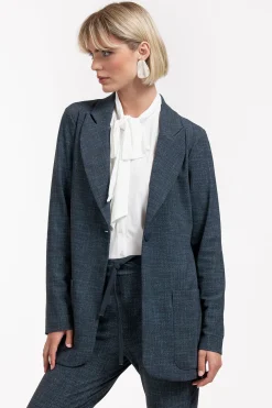 Daan bnd dnm tweed blazer - midnight blue