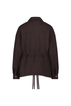 Desiree tweed jacket - espresso
