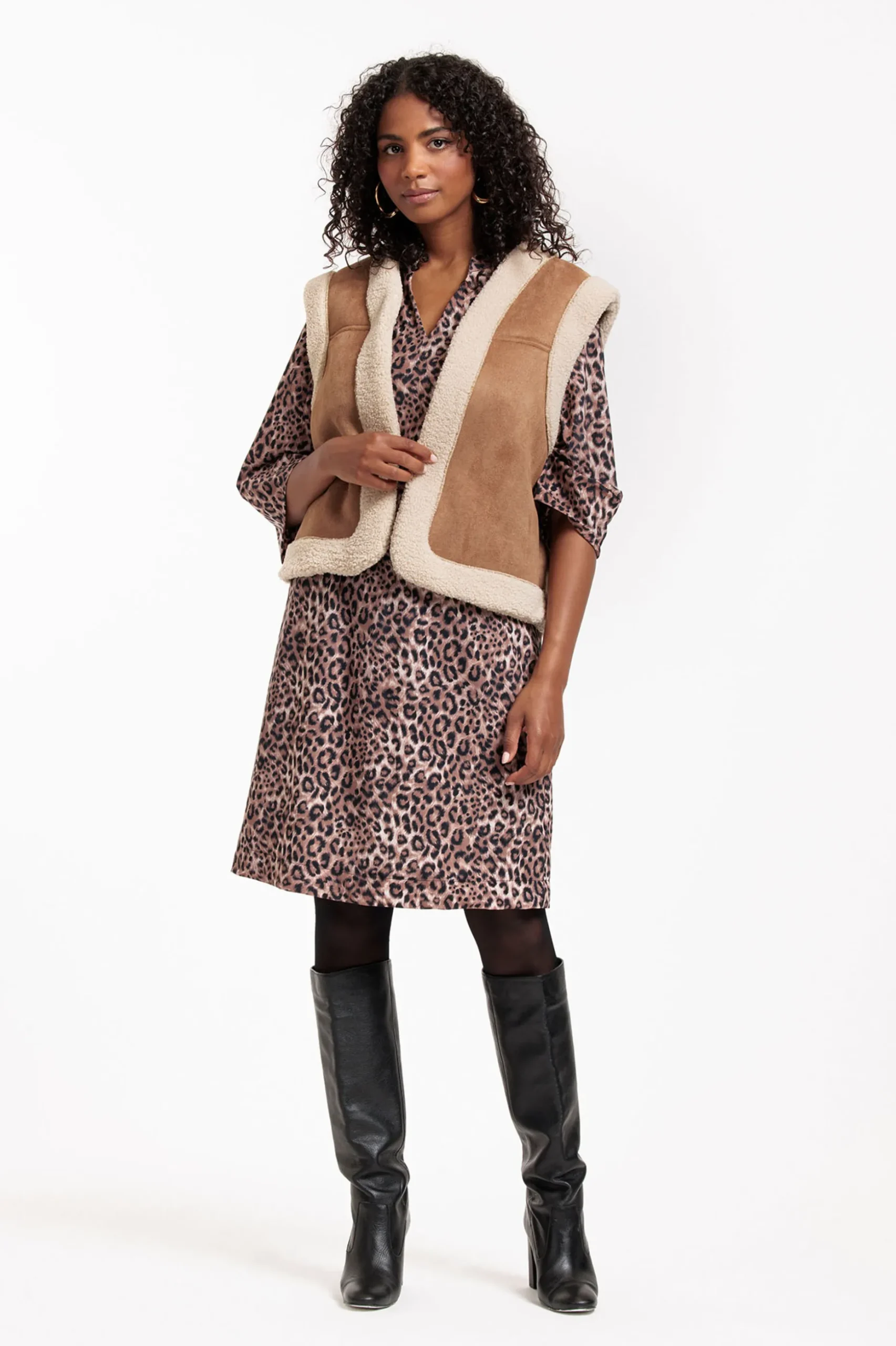 Desrea animal dress - kit/chocolate