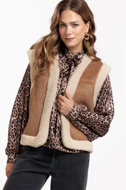 Donna lammy waistcoat - bronze