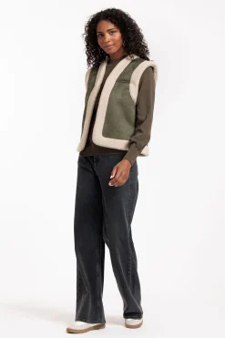 Donna lammy waistcoat - new army