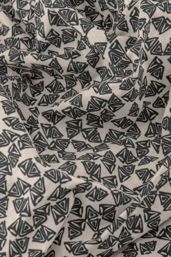 Dottie poplin triangle blouse - kit/black