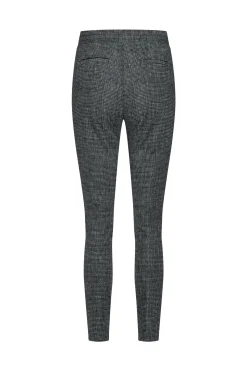 Downstairs bnd tweed trousers - black/off white