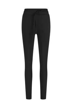 Downstairs bonded trousers - black
