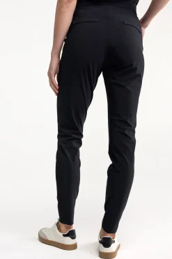 Downstairs bonded trousers - black