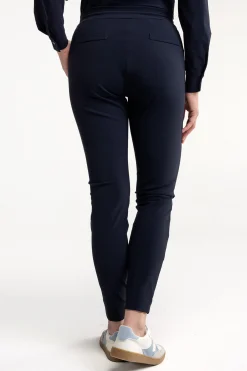 Downstairs bonded trousers - dark blue