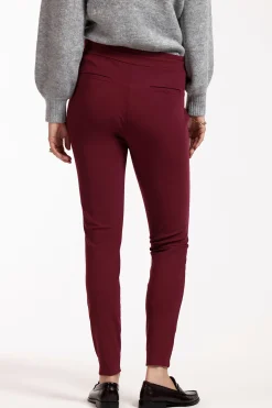 Downstairs bonded trousers - merlot