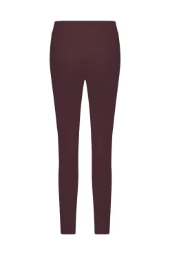 Downstairs bonded trousers - blackberry