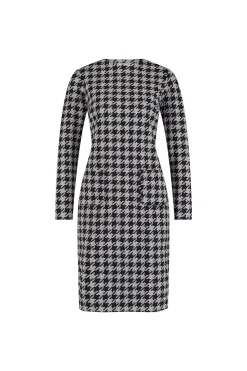 Emilia bonded PDP dress - black/kit
