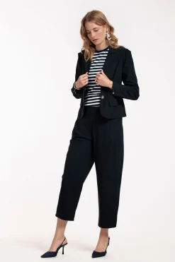 Ezmee carrot blazer - dark blue