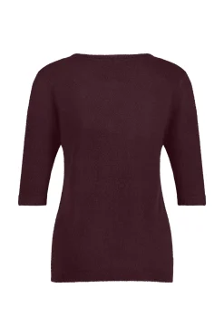 Felica soft pullover - blackberry