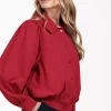Fiebe jacket - dark red