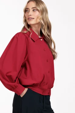Fiebe jacket - dark red