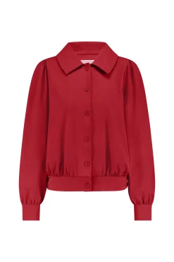 Fiebe jacket - dark red