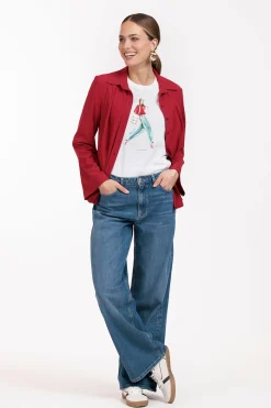 Fiebe jacket - dark red