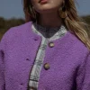 Fien cooked wool jacket - lila