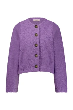 Fien cooked wool jacket - lila