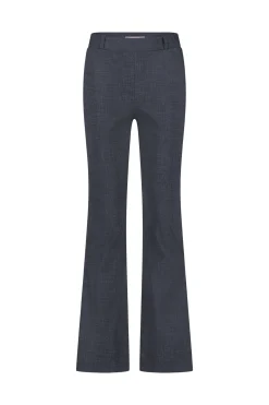 Flair bnd dnm tweed trousers - midnight blue