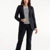 Flair bonded trousers - black