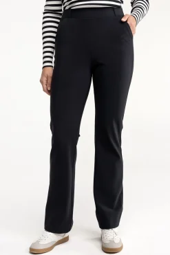 Flair bonded trousers - black