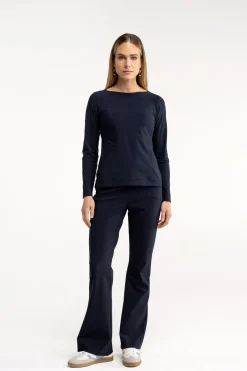 Flair bonded trousers - dark blue