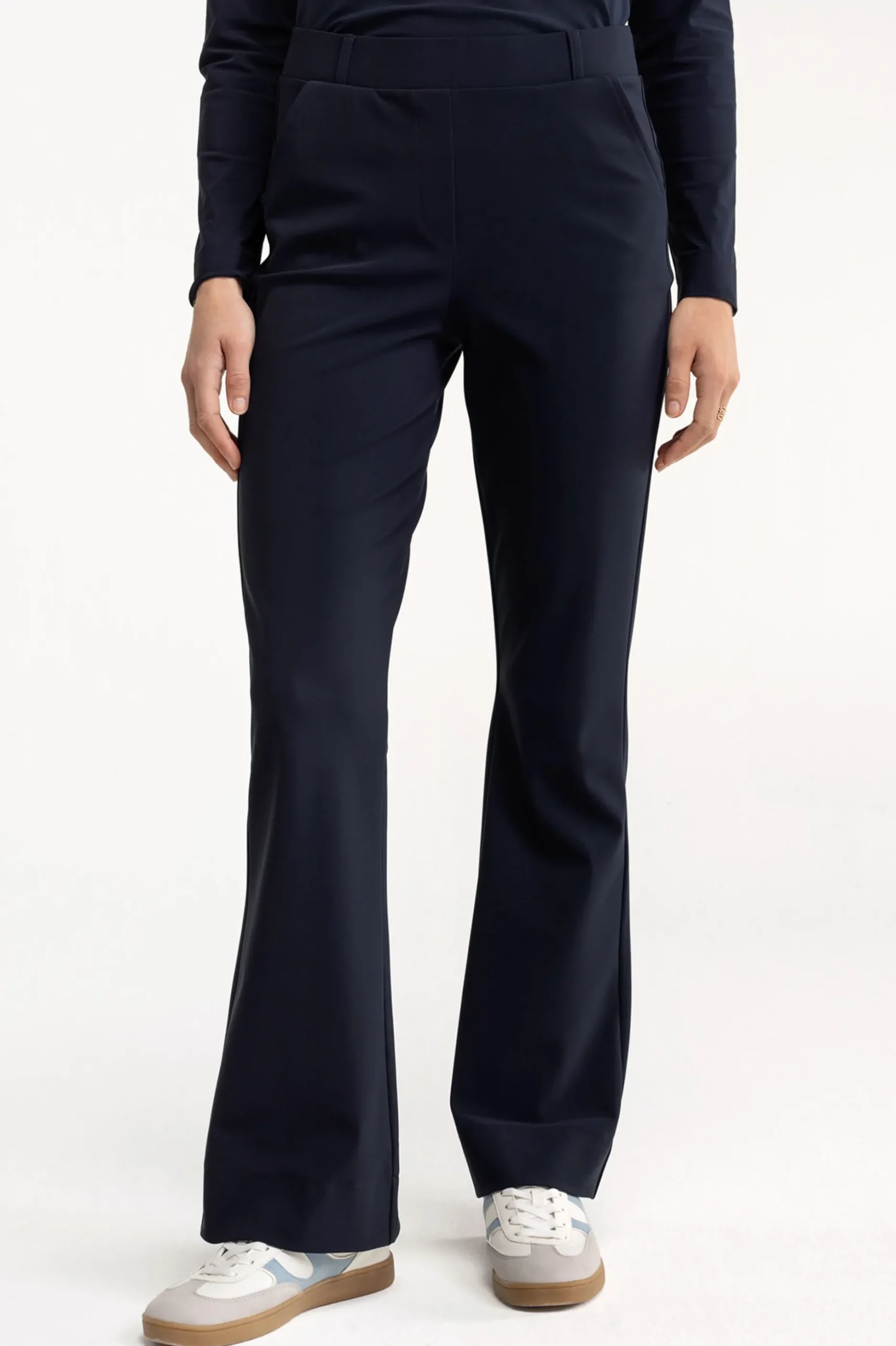 Flair bonded trousers - dark blue