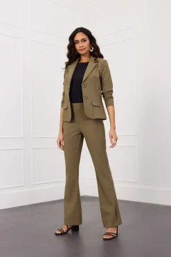 Flair bonded trousers - earth