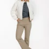 Flair bonded trousers - latte